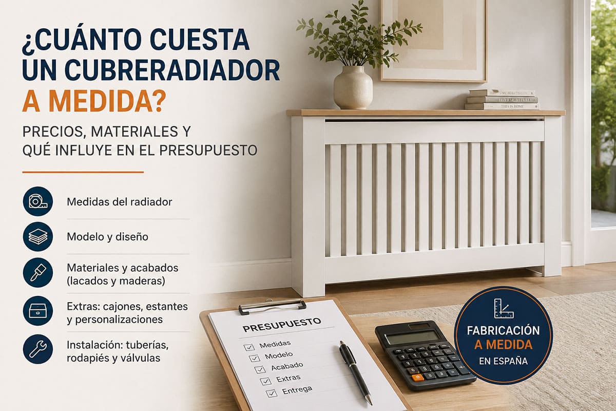 Precio cubreradiador a medida
